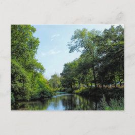 Roath Park Lake, Cardiff, Wales Postcard Postkarte