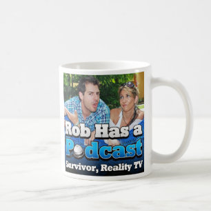 Rob hat eine Podcast-Kaffee-Tasse Kaffeetasse