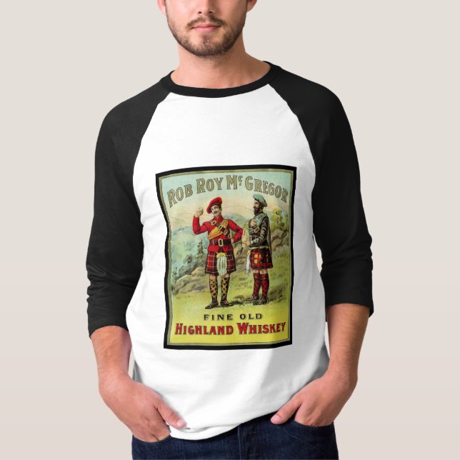 Rob Roy Highland Whiskey T-Shirt (Devant)