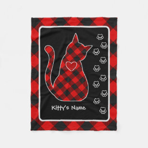Rob Roy MacGregor Tartan Kitty Personalisiert Fleecedecke