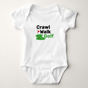 Robben Gang Golf Golfer Baby, Golfer Papa Geschenk Baby Strampler