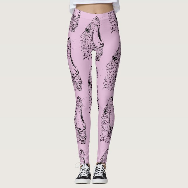 Robben-Schrei Leggings (Vorderseite)