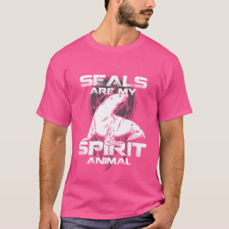 Robben sind mein Seelentier lustig T-Shirt