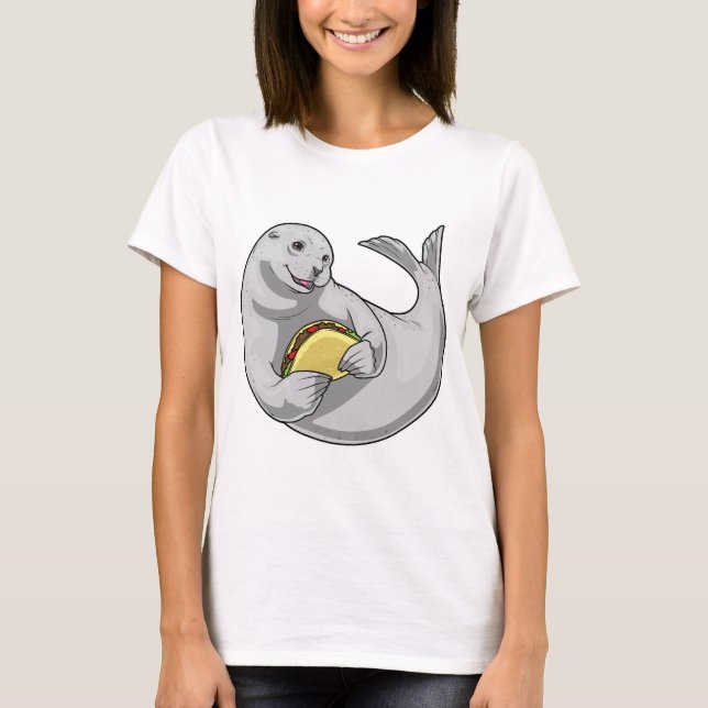 Robben-Taco T-Shirt (Vorderseite)