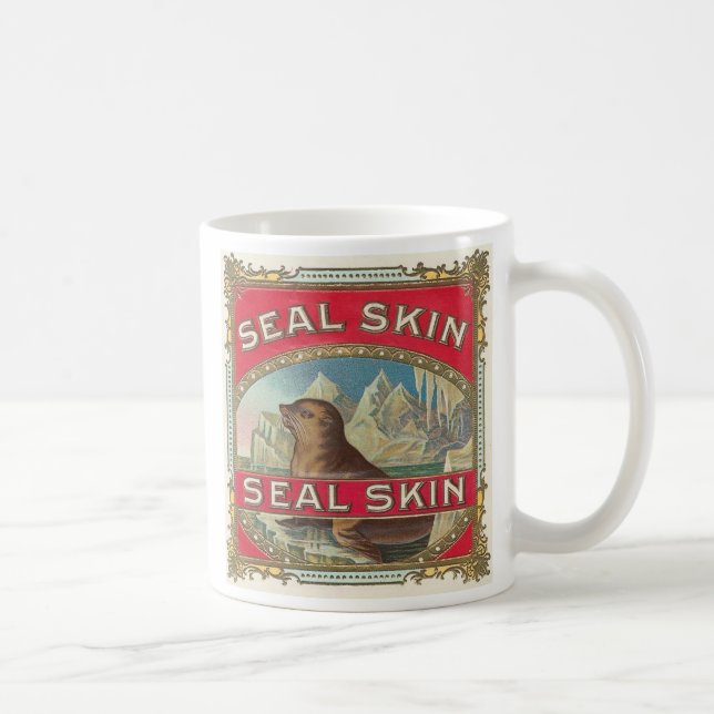 Robbenfell Kaffeetasse (Rechts)