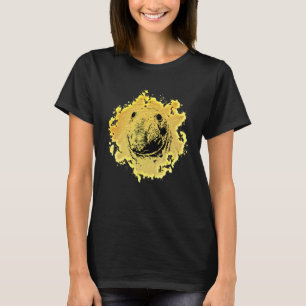 Robbenmotiv Seelöwen Ozean-Tiere Farbige Robben T-Shirt