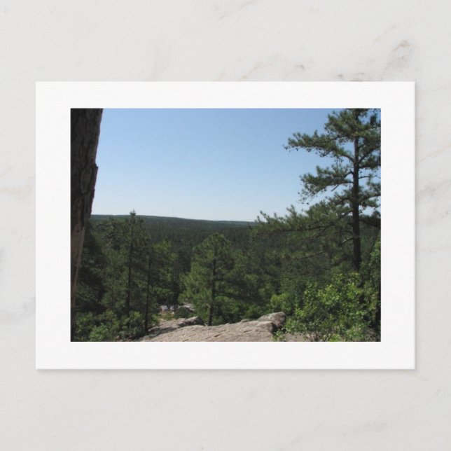 Robbers Caves Oklahoma Postkarte (Vorderseite)
