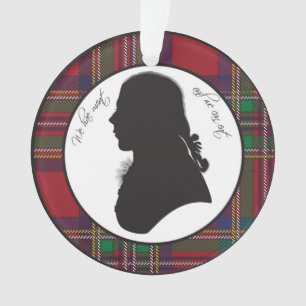 Robbie Burns ornement silhouette