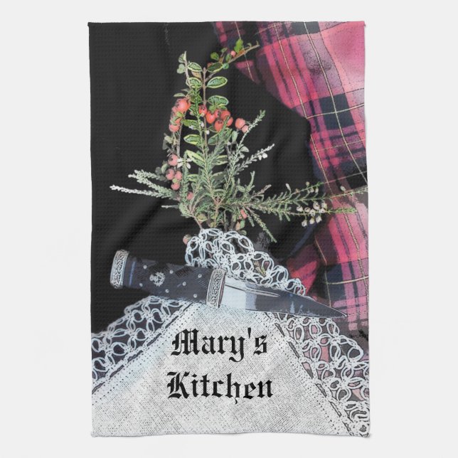 Robbie Burns serviette de thé décontractée (Vertical)