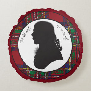 Robbie Burns Silhouette Kissen