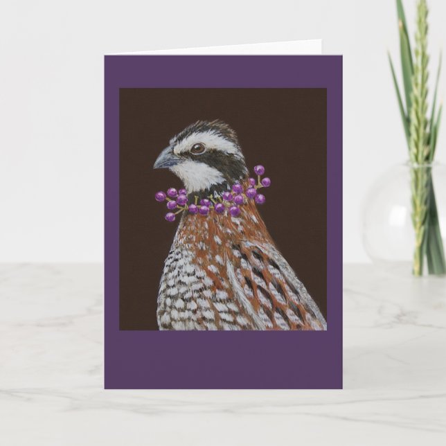 Robbie la carte de voeux bobwhite (Devant)