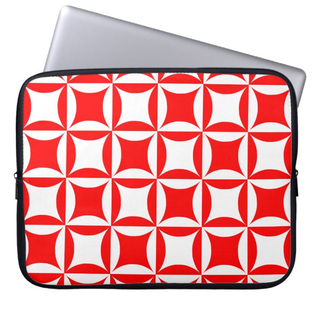 Robbing Peter to Pay Paul Red Pattern Laptopschutzhülle (Vorderseite)