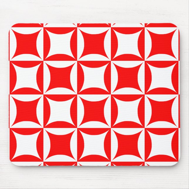 Robbing Peter to Pay Paul Red Pattern Mousepad (Vorne)