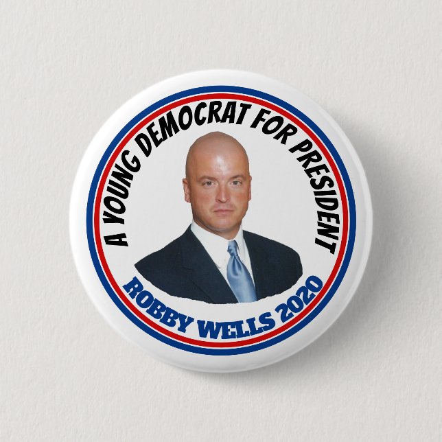 Robby Brunnen für Präsidenten 2020 Button (Vorderseite)