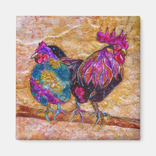 Robby Rooster und Esmerelda Magnet (Vorne)