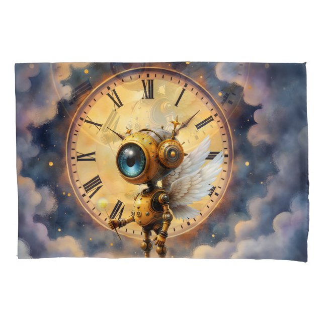Robby the Winged Timekeeper – Wings of Time Series Kissenbezug (Vorderseite)