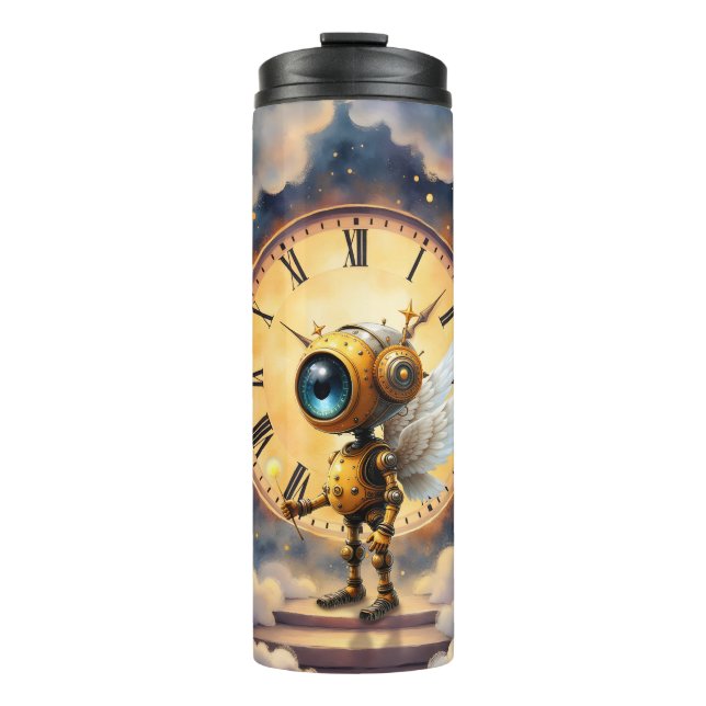Robby the Winged Timekeeper – Wings of Time Series Thermosbecher (Vorderseite)