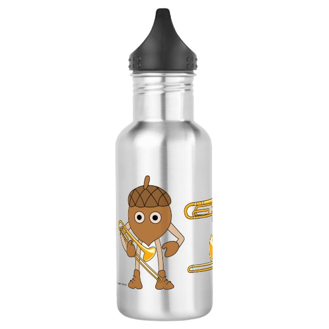 Röbchenmantel Edelstahlflasche (Links)