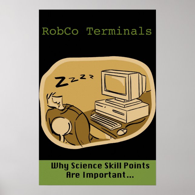 RobCo Terminals Posters Poster (Vorne)
