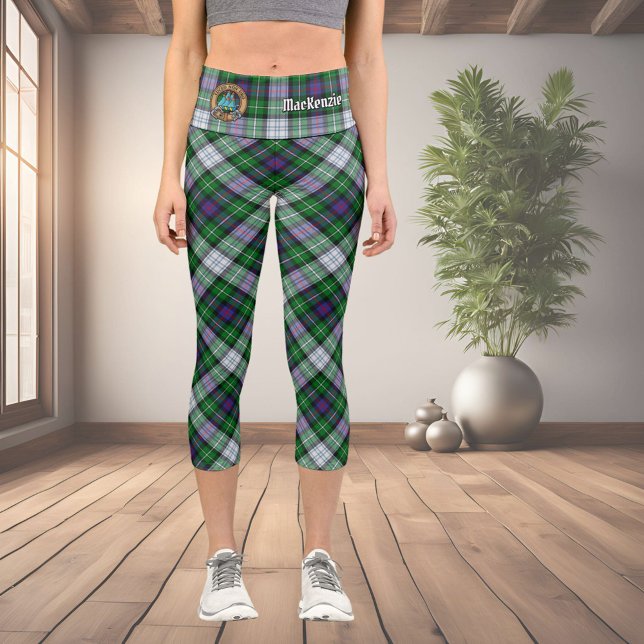 Robe Clan MacKenzie Tartan Capri Leggings (Créateur téléchargé)