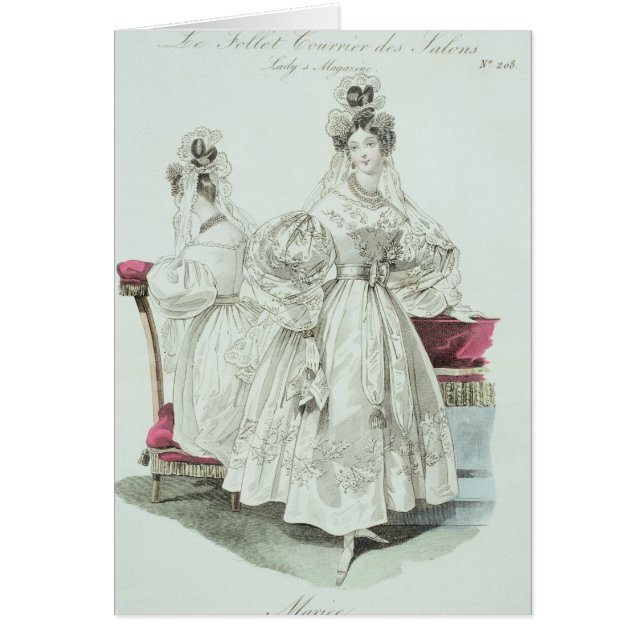 Robe de mariage, "salons de Le Follet Courrier (Devant)