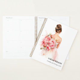 Robe de mariée aquarelle rose fard à joues Cadeau 