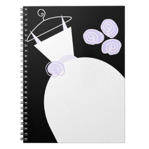 Robe de mariée Cahier noir violet