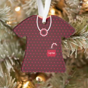Robe de Noël Burgundy et Sucre de canne rouge