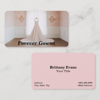 Robe mariage / Carte de visite de la boutique nupt