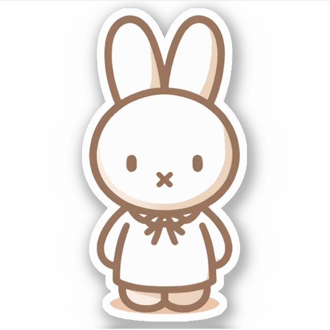 Robe mince en latte, Sticker en vinyle coupé sur m (Devant)