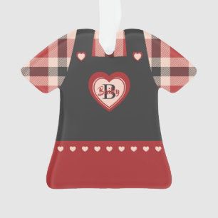 Robe Plaid & PinaForte Figurine Personnalisée