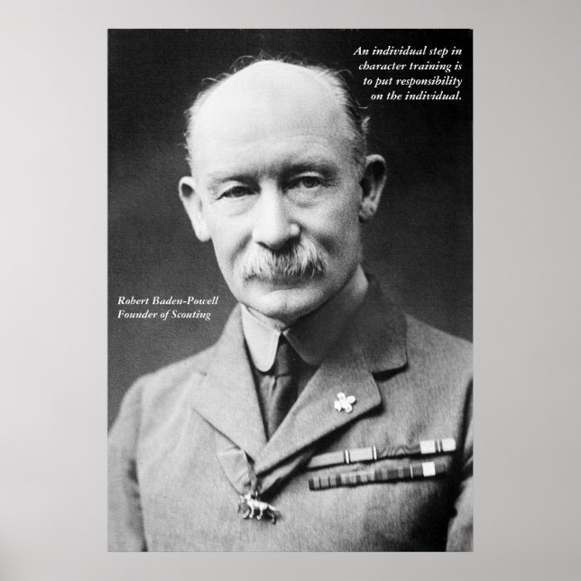 Robert Baden-Powell Poster (Vorne)