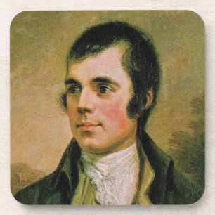 Robert Burn feiert Burns Nacht Untersetzer