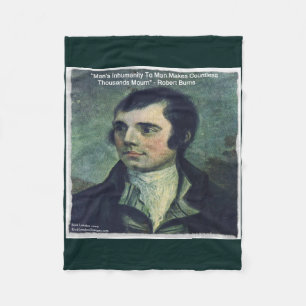 Robert Burns "Die Unmenschlichkeit des Menschen" F Fleecedecke
