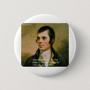 Robert Burns Famous Quote Button