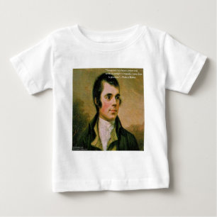 Robert Burns & Famous Suspicion Zitat Baby T-shirt