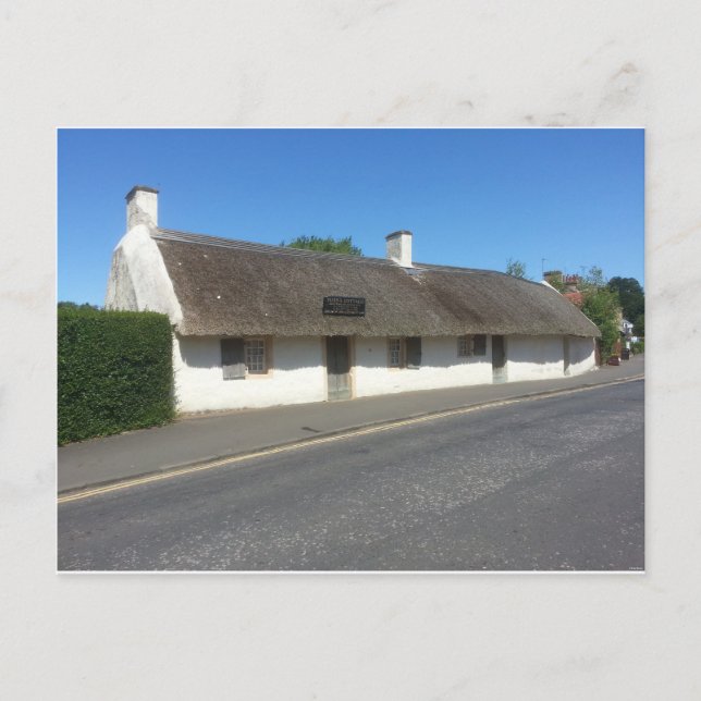 Robert Burns Hütte, Alloway, Ayrshire, Schottland Postkarte (Vorderseite)