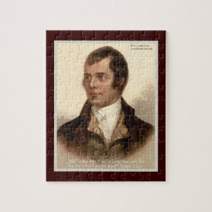 Robert Burns Liebe Zitat JigsawPuzzle