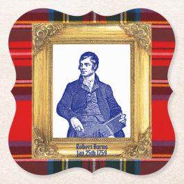 Robert Burns Royal Stewart Kariert Jan 25 Cocktail Untersetzer