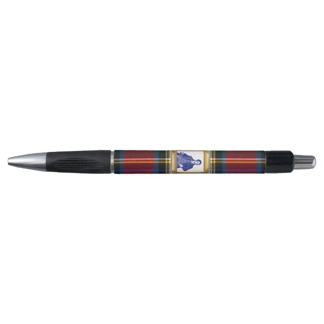 Robert Burns Royal Stewart Red Plaid Black Kugelschreiber (Vorderseite)
