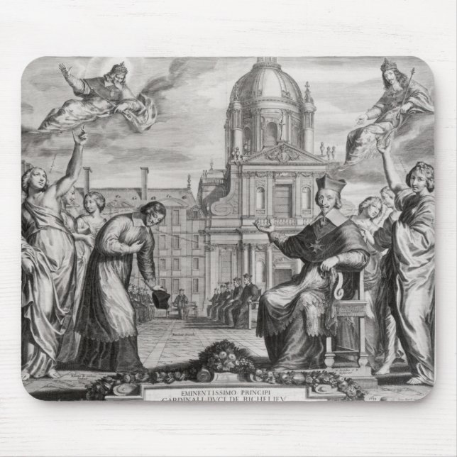 Robert de Sorbon und Kardinal Richelieu Mousepad (Vorne)