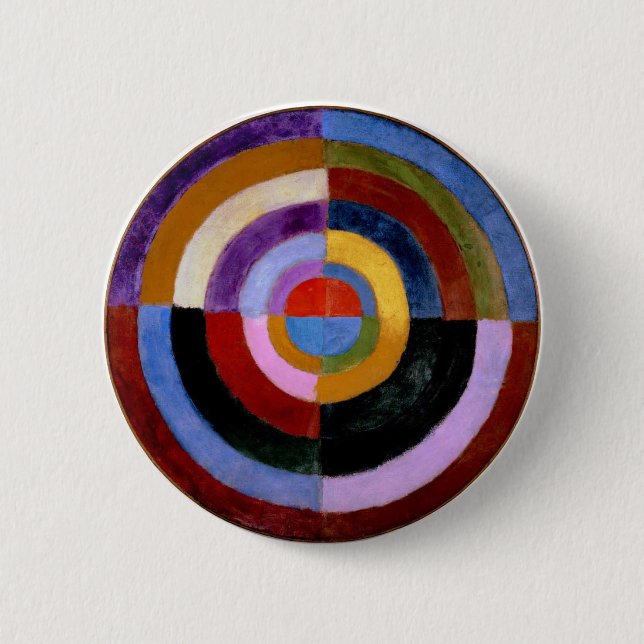 Robert Delaunay abstrakt Art Button (Vorderseite)