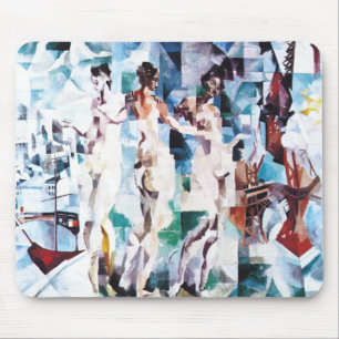 Robert Delaunay die Stadt der Paris-Mausunterlage Mousepad