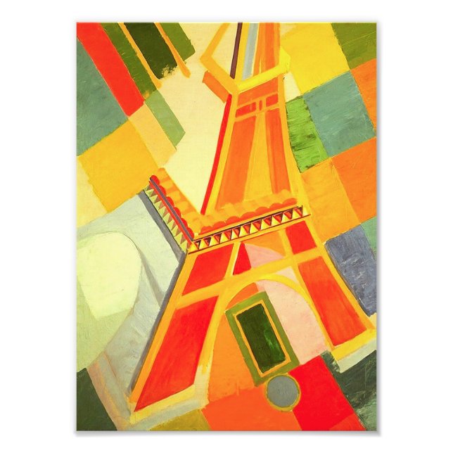 Robert Delaunay Eiffel Tower Print Fotodruck (Vorne)