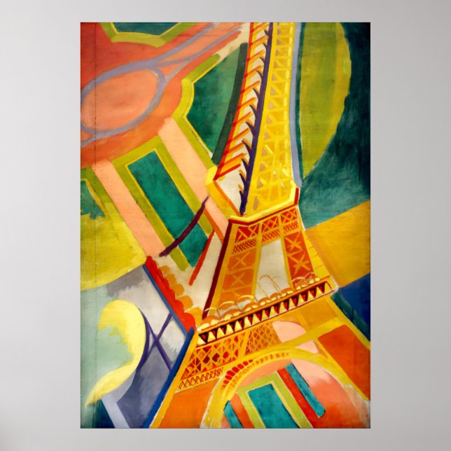 Robert Delaunay - Eiffelturm Poster (Vorne)