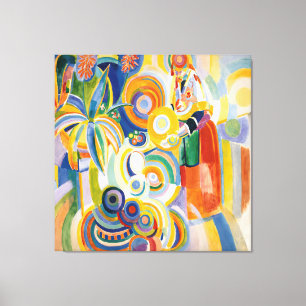 Robert Delaunay - Portugiesische Frau Leinwanddruck