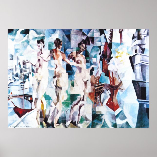 Robert Delaunay Poster de la Ville de Paris (Devant)