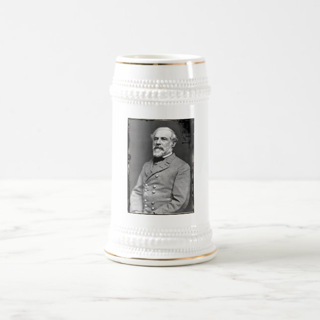 Robert E. Lee Beer Stein Bierglas (Mittel)