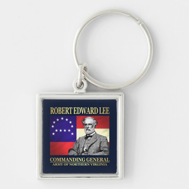 Robert E Lee (Kommandant General) Schlüsselanhänger (Vorne)