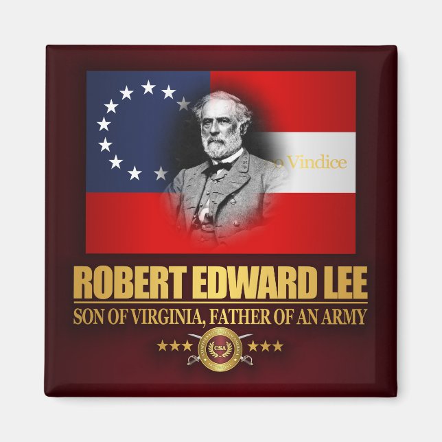 Robert E Lee (Südlicher Patriot) Magnet (Vorne)